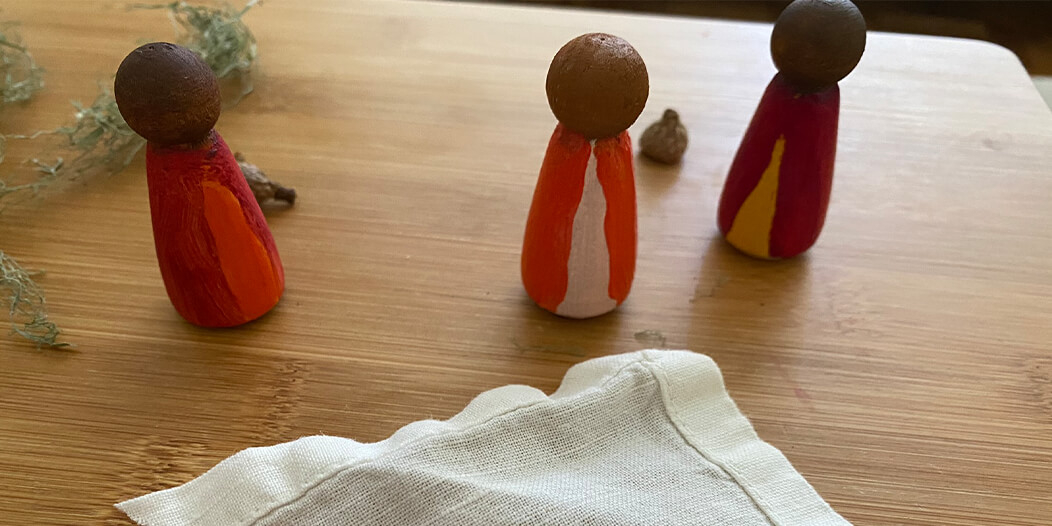 Painted Peg Dolls