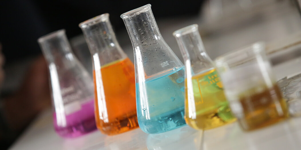 Flask in a Chemistry Lab